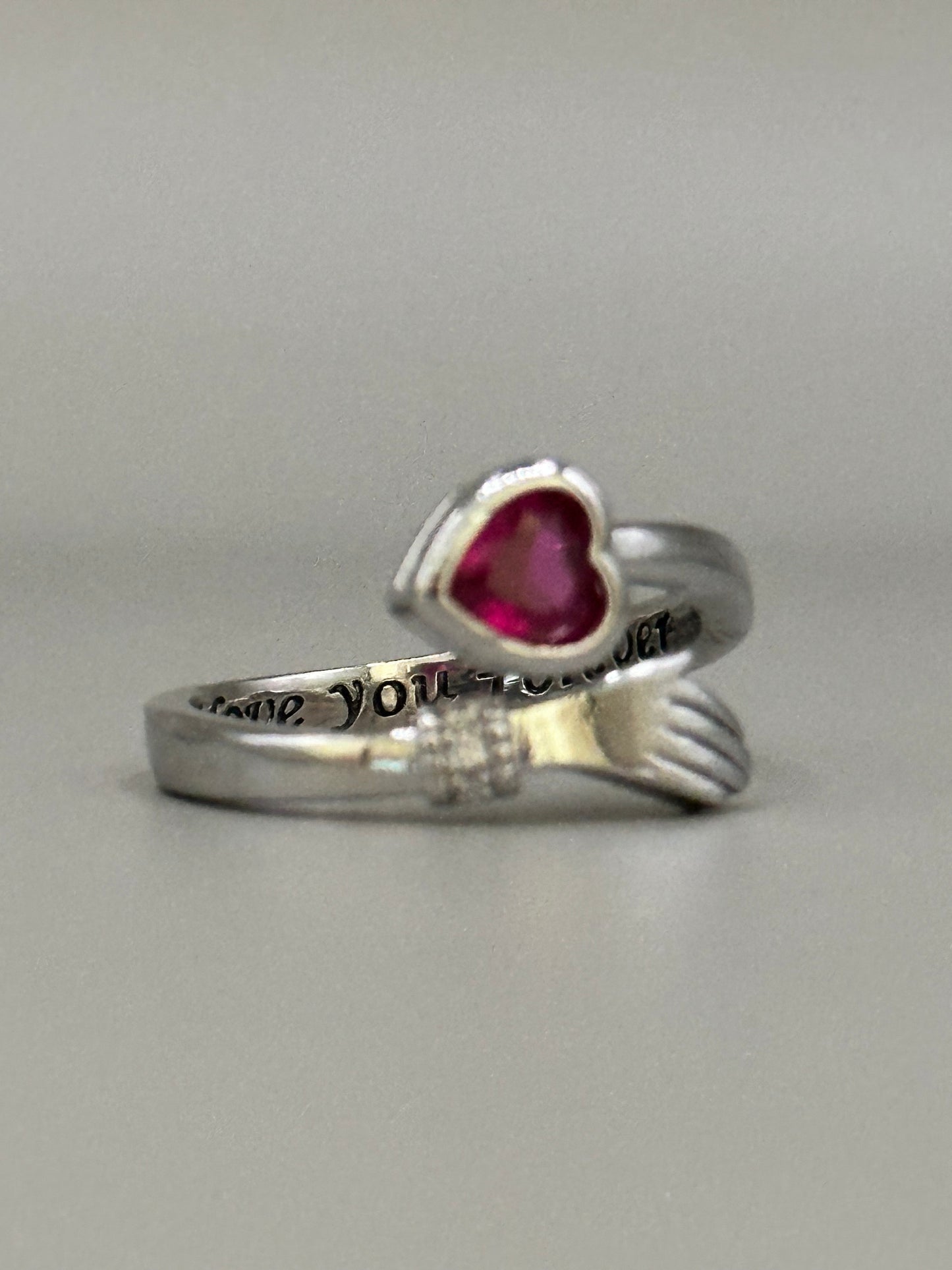 925 Sterling Silver Hug Ring