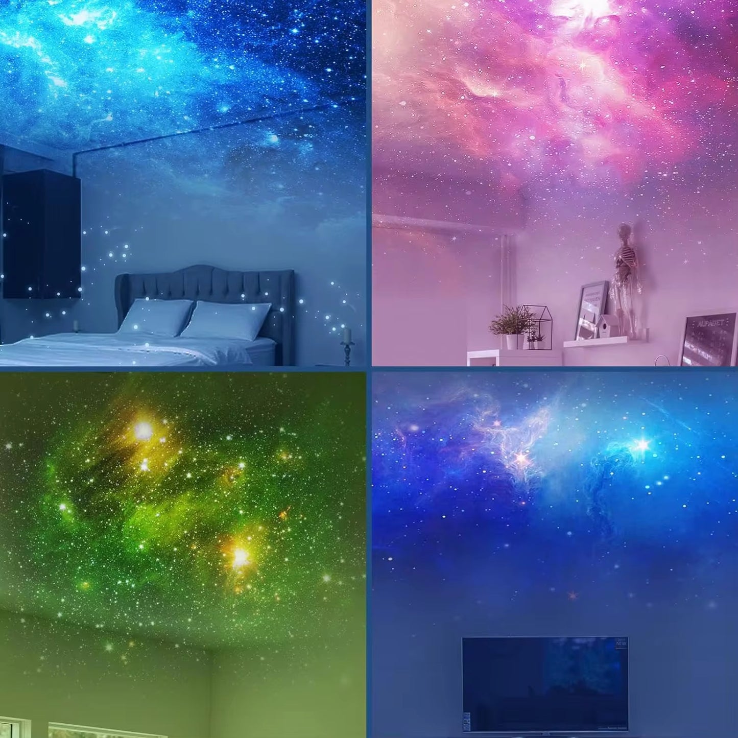 🚀✨ Astronaut Galaxy Projection Lamp