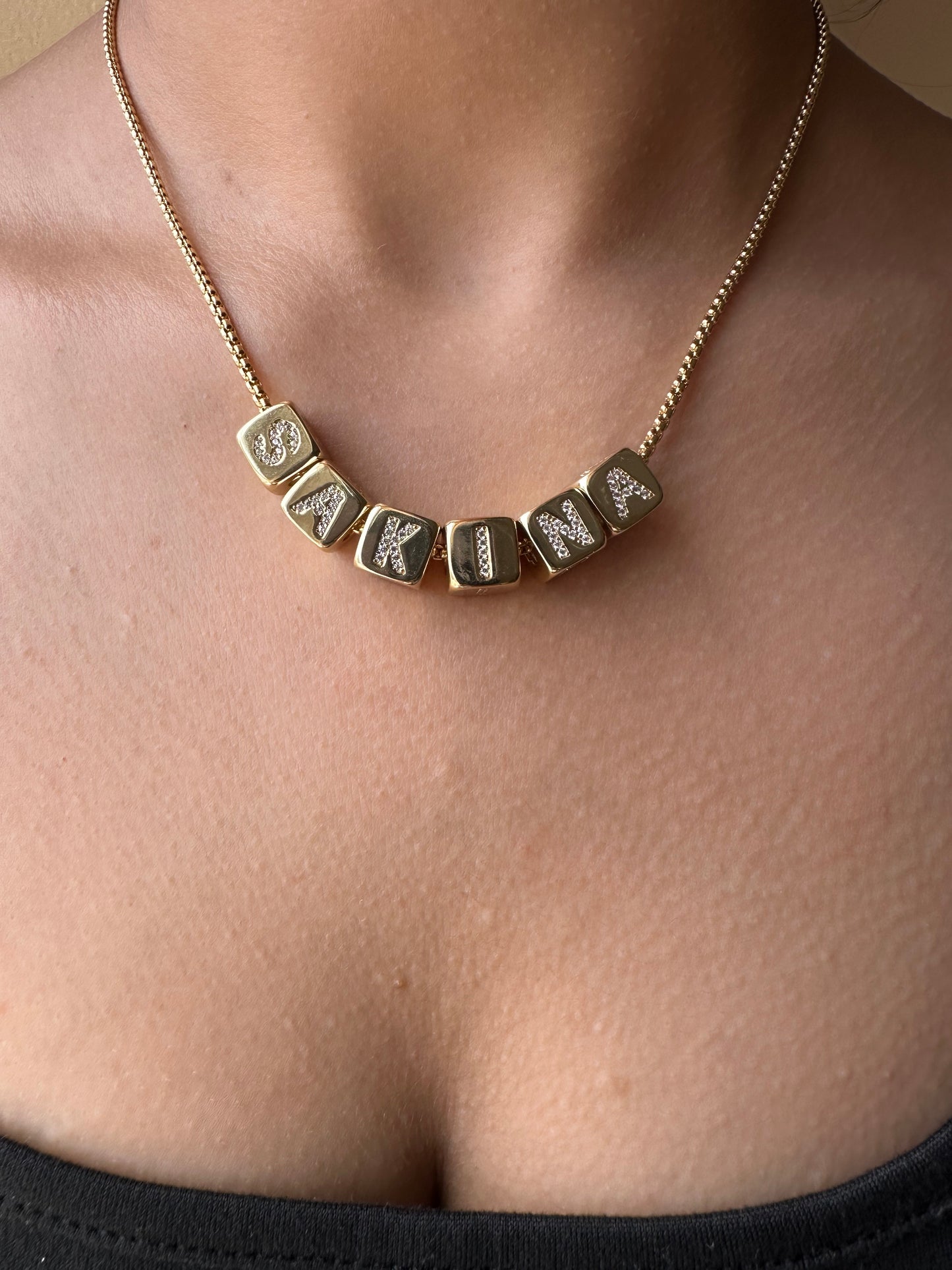 18K Gold Plated Personalised Necklace