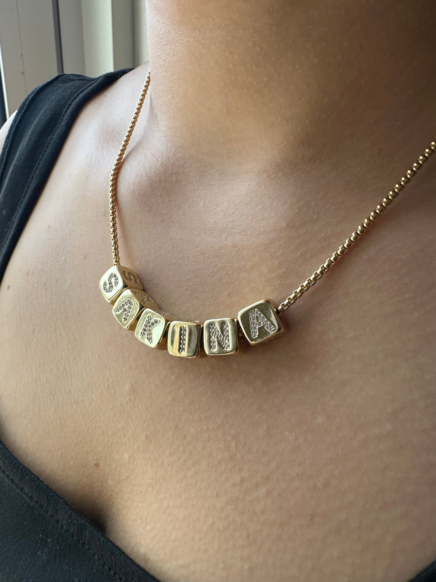 18K Gold Plated Personalised Necklace