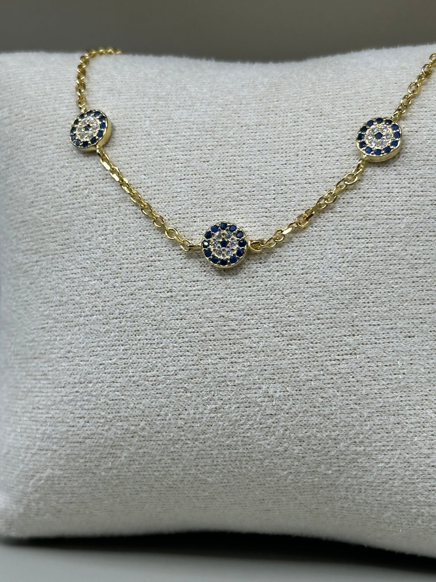 925 Sterling Silver Evil eye bracelet