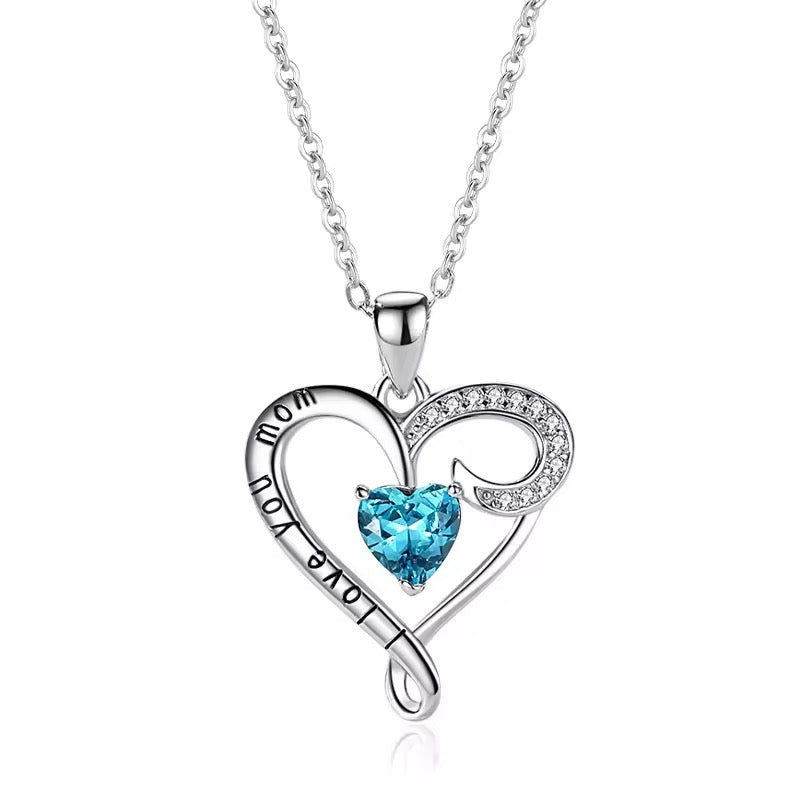 925 Sterling Silver Mom Necklace
