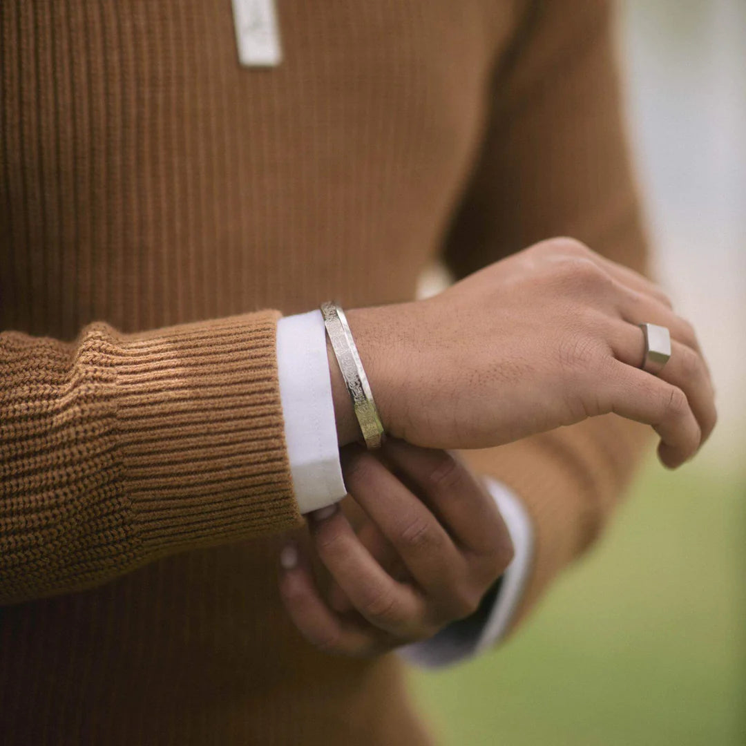 18K Gold Plated Ayatul Kursi Cuff Bracelet