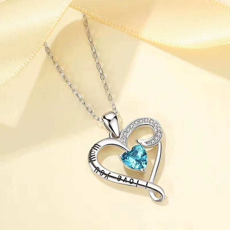 925 Sterling Silver Mom Necklace