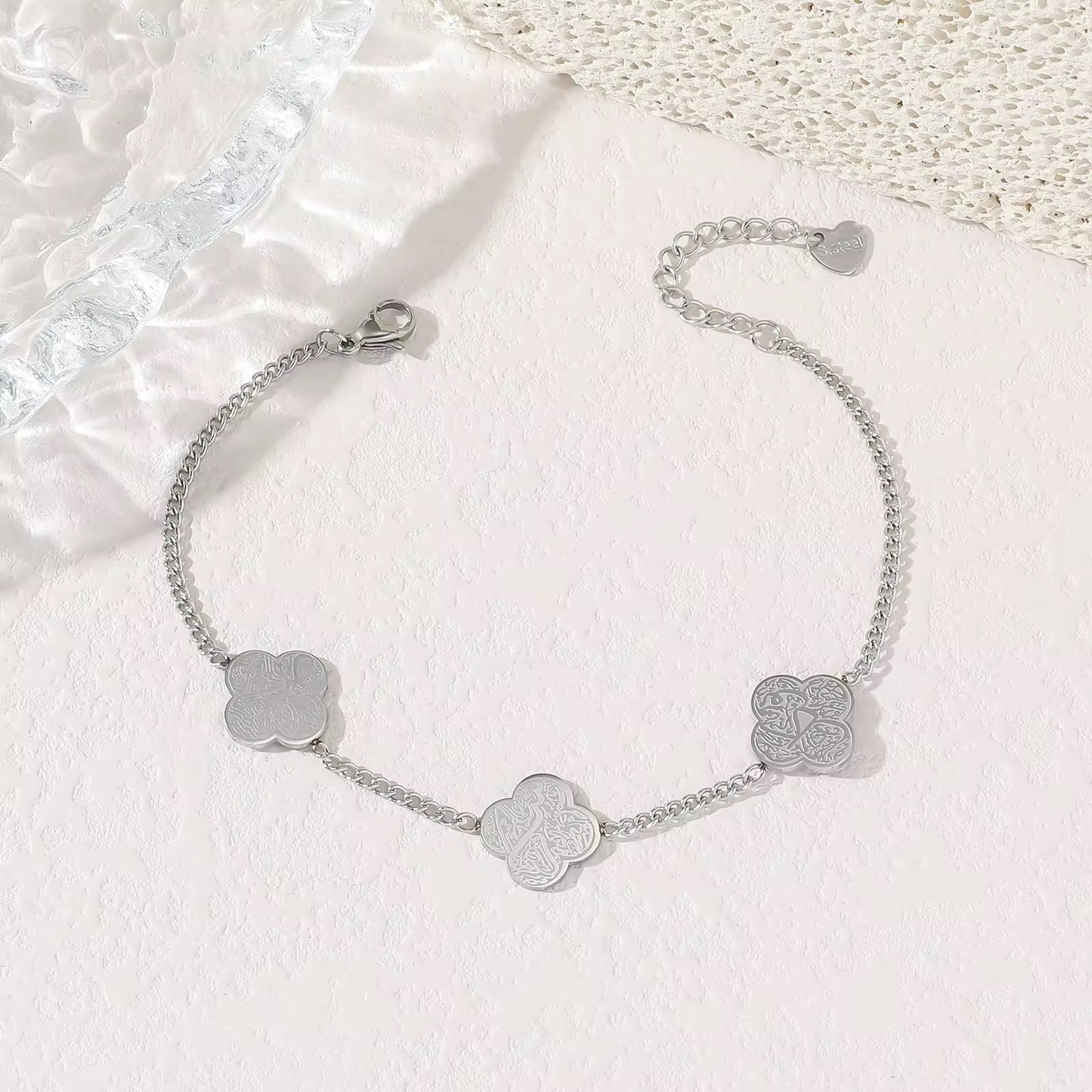 18K Gold Plated Clover Bracelet
