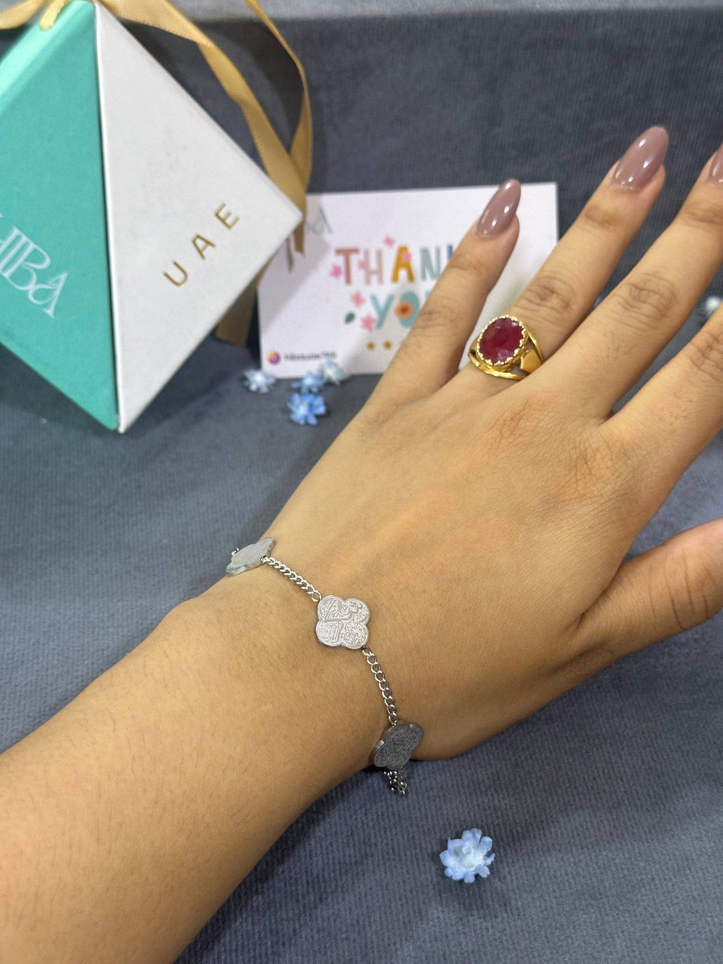 18K Gold Plated Clover Bracelet