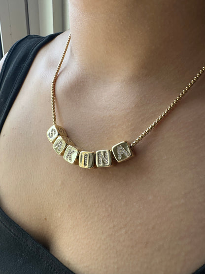 18K Gold Plated Personalised Necklace