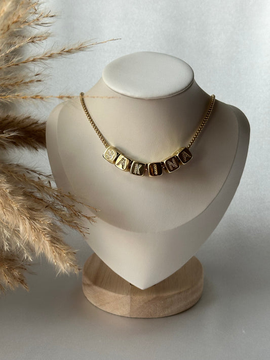 18K Gold Plated Personalised Necklace