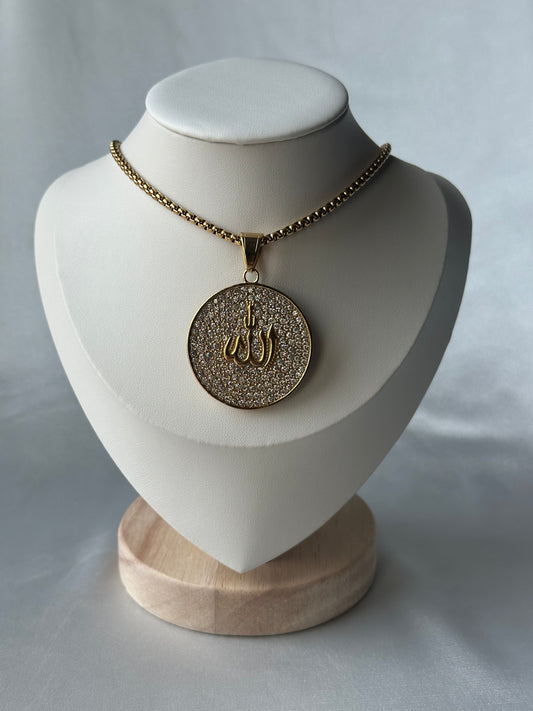18K Gold Plated Allah Necklace