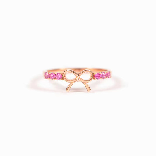 925 Sterling Silver Bow Ring