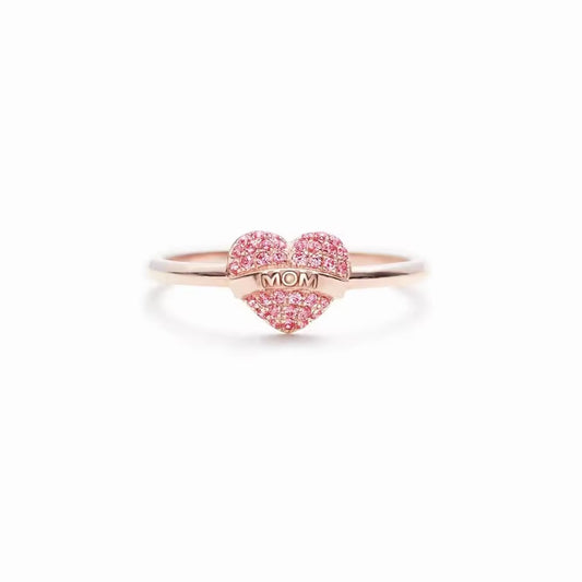 925 Sterling Silver Mom Ring