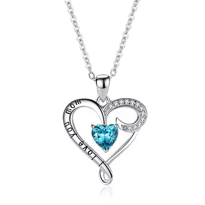 925 Sterling Silver Mom Necklace