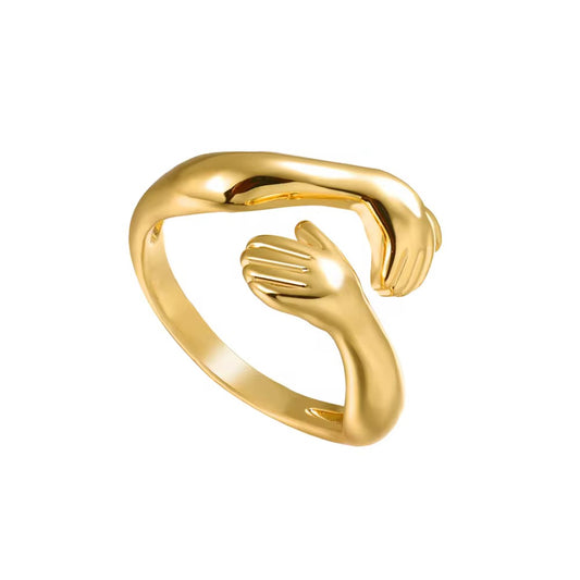 925 Sterling Silver Hug Ring