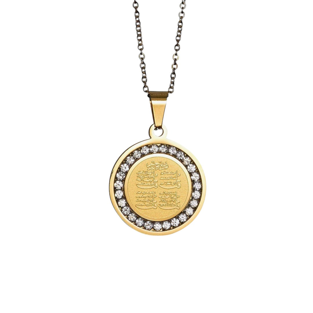 18K Gold Plated 4 Qul Necklace